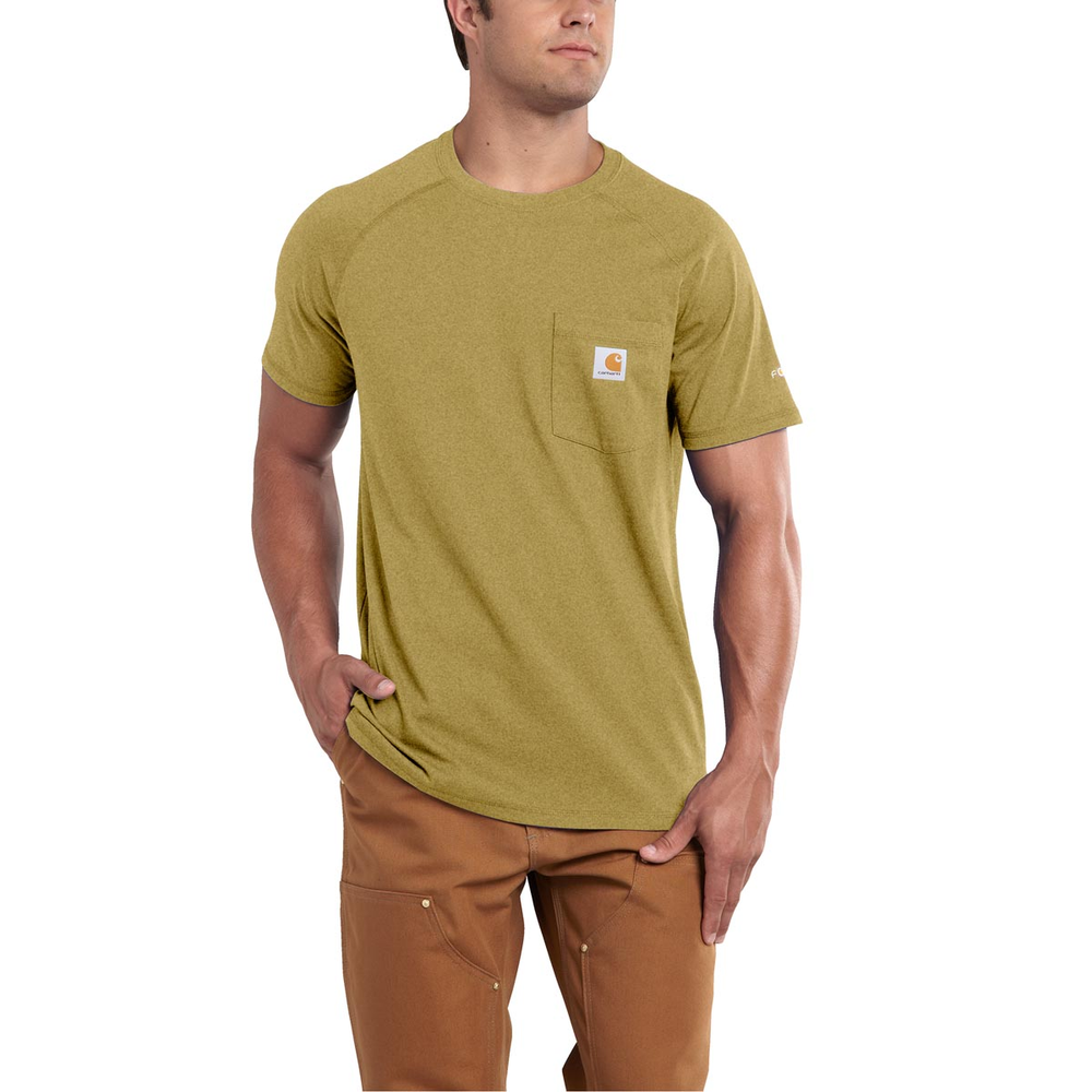Image Carhartt Men's Force Cotton Short-Sleeve T-Shirt - Discontinued Pricing