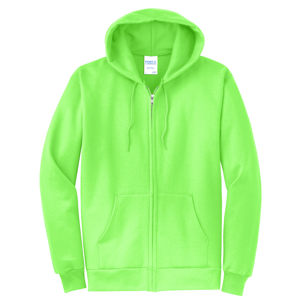 Image Port & Company Core Fleece Full-Zip Hooded Sweatshirt