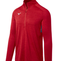 Mizuno Mens Mizuno Alpha 1/2 Zip Top